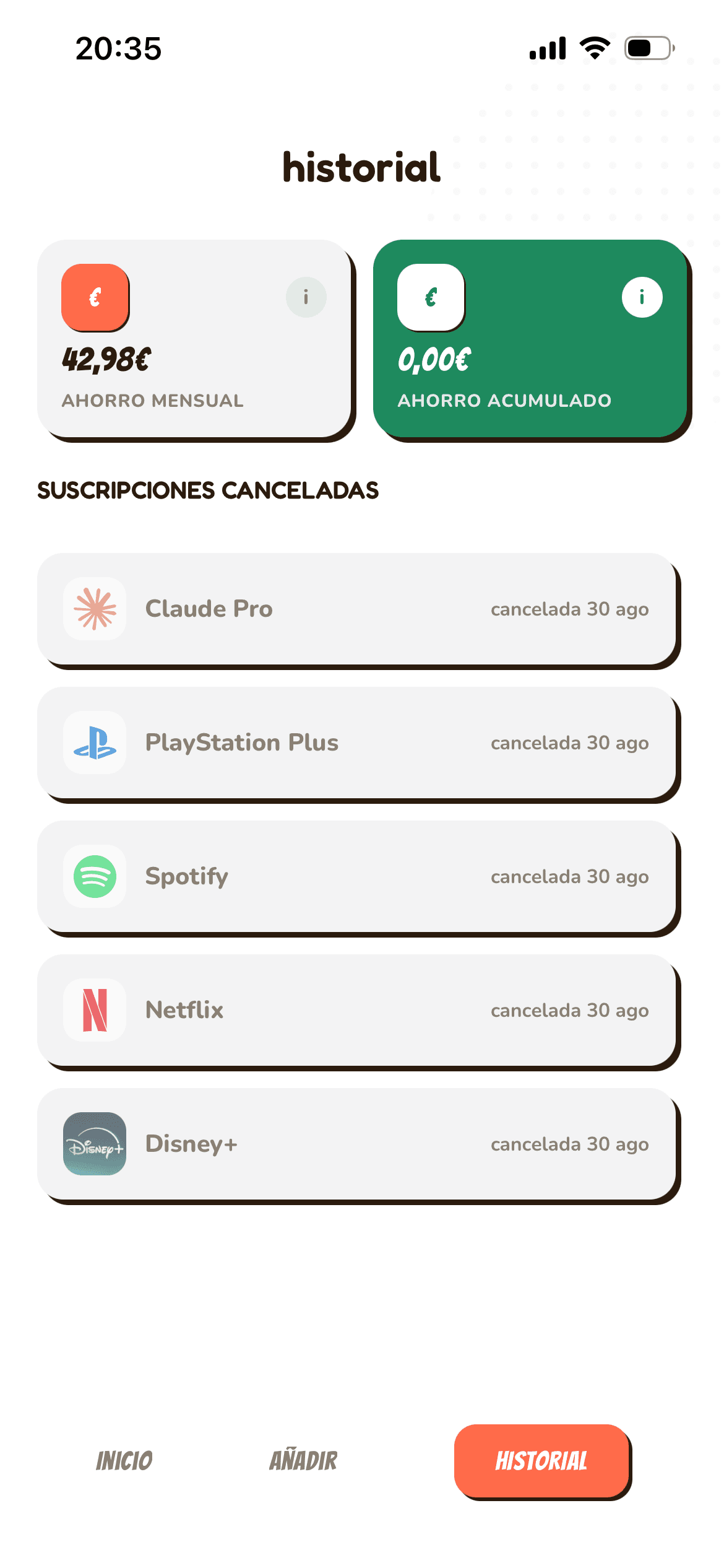 historial